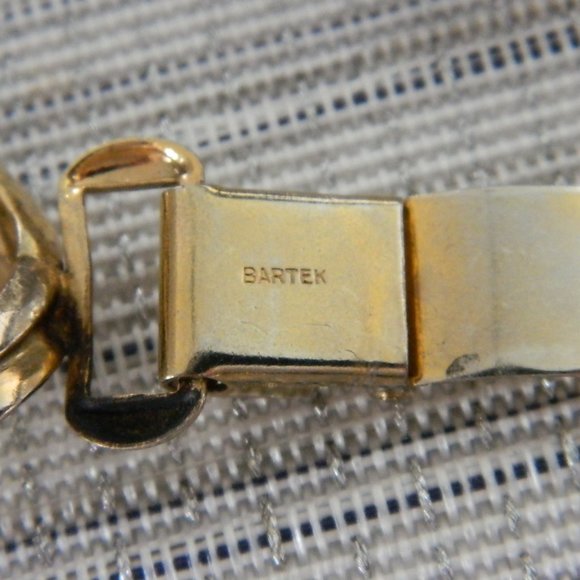 4 Vintage Mid-Century Brass Bracelets, 3 Branded Well know names - Picture 7 of 8